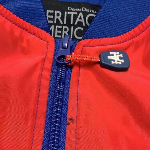 Mens Heritage By America 76’ Vandals Patriotic Full‎ Zip Lightweight Jacket - Picture 8 of 9